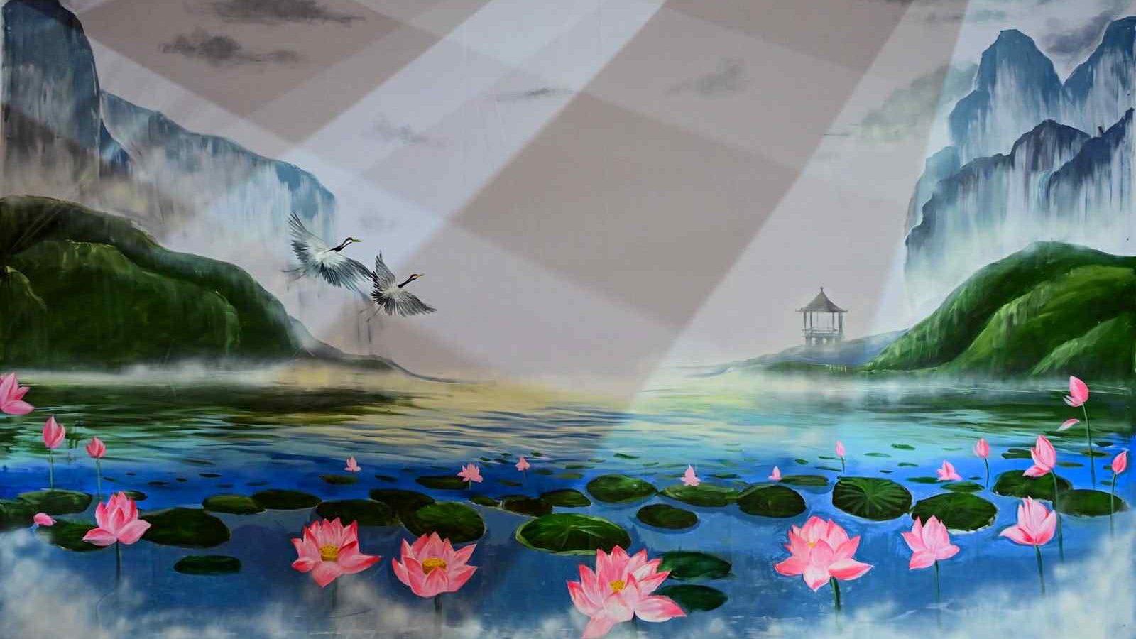 Bản sao của 3rd Painting of Lotus Lake