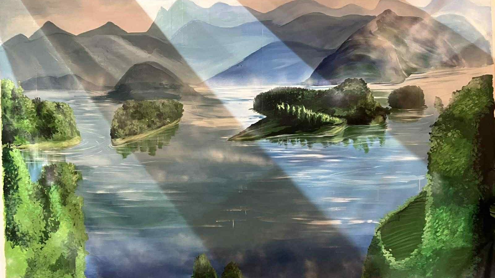 Bản sao của 4th Painting of Nui Coc Reservoir